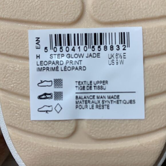 CLARKS  Cloudsteppers Step Glow Jade leopard print NWT Women’s size 9W - Picture 9 of 10